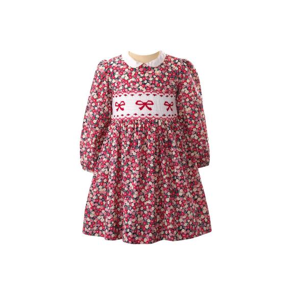 RACHEL RILEY Other - NEW RACHEL RILEY girls bow smocked dress in red floral